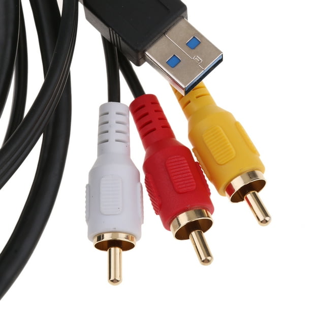 1M Car Dashboard Flush Mount USB 3.0 AUX Socket Extension Lead Panel Cable Cord